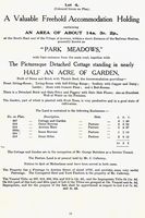 Arreton manor 1927 sales brochure