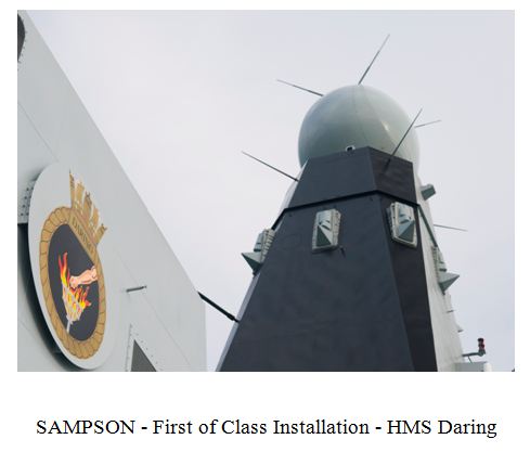 Picture of SAMPSON - First of Class Installation - HMS Daring