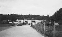 Approaching Fishbourne Car ferry circa 1948