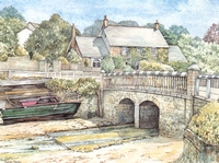 Picture of Sketch of the Bridge and Bridge House c.1950
