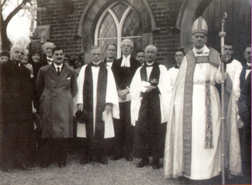 The Chapel at the consecration of the new cemetary across the road in 1932.