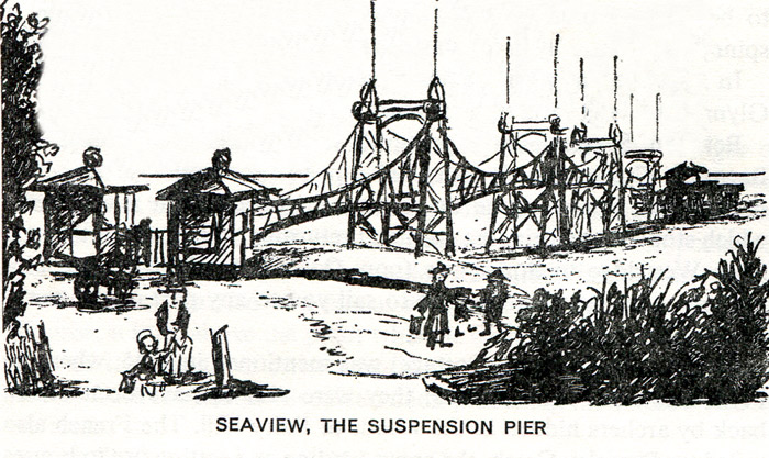 Drawing of Seaview Pier