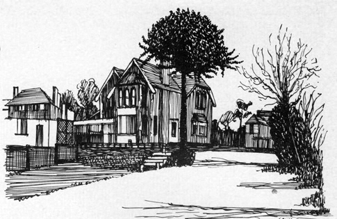 Drawing of the The Worsley, Wroxhall