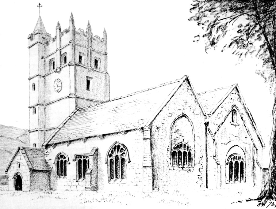 Drawing of Carrisbrook Church