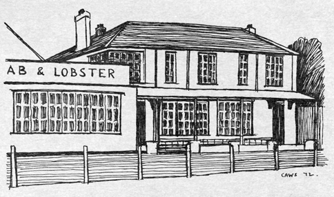 Drawing of The Crab and Lobster, Bembridge