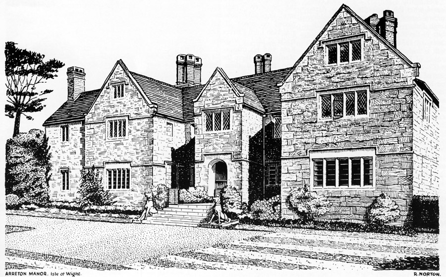 Drawing of Arreton Manor