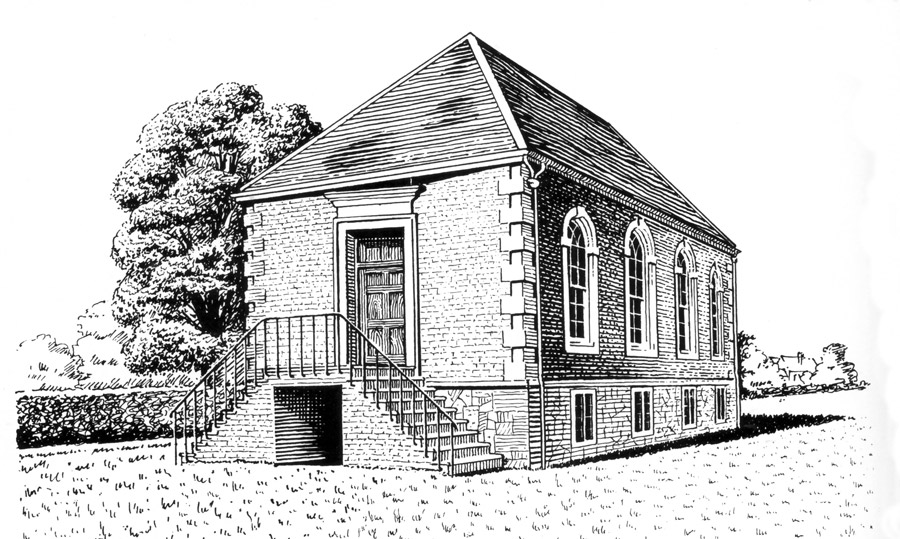 Drawing of the Old Town Hall