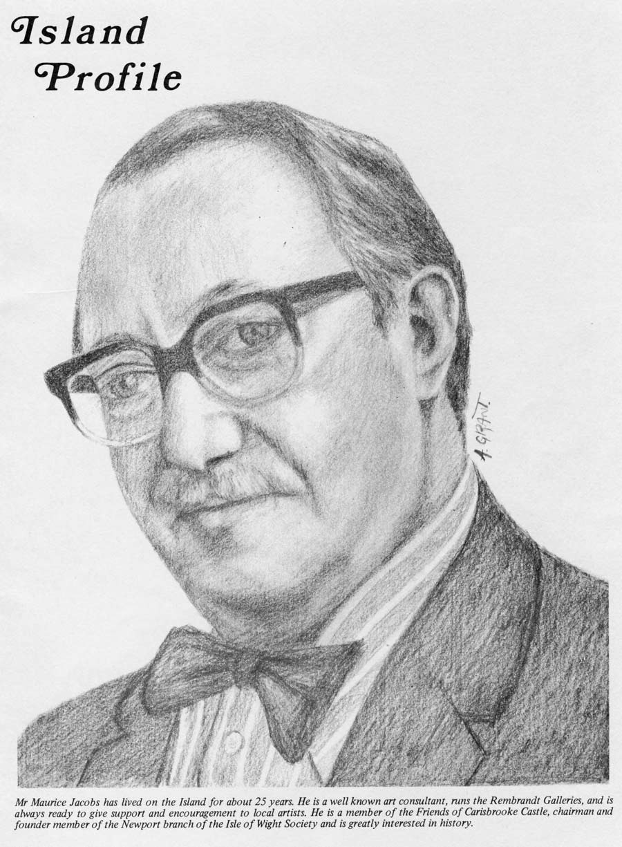 Drawing of Maurice Jacobs