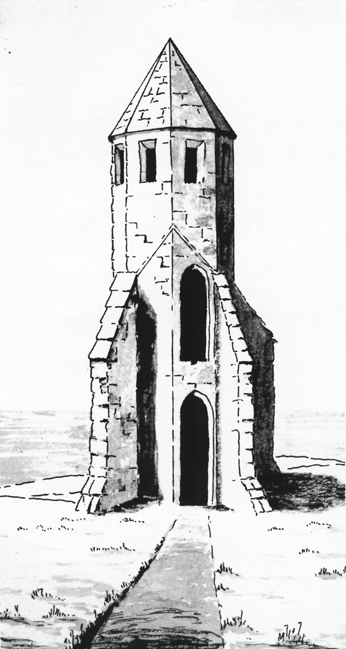Drawing of St. Catherines Tower