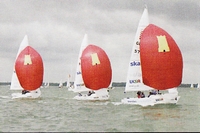 3 Sonars with Island Sailing Club logo