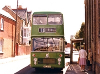 Old bus terminal in West Hill Road Cowes, June 1985