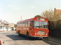 Redlynx bus service Seaview June 1985