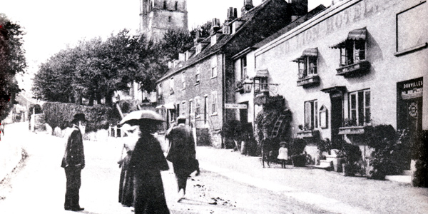 Carisbrooke High Street and Church