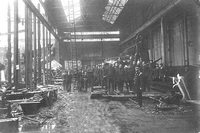 Fire at J.S.White's shipyard 1911