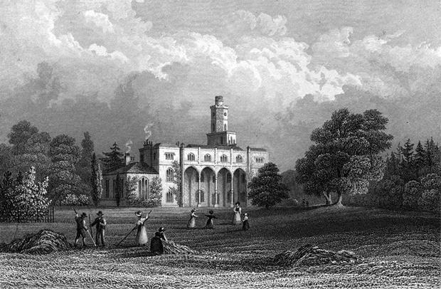 Picture of Fernhill House circa 1830