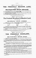 Sale details of Sea Copse Hill Estate, part 4 1899
