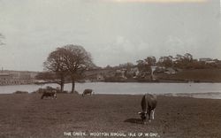 View of Kite Hill from Wootton Farm circa 1910