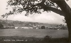 The creek and Kite Hill from Cowlease circa 1950s