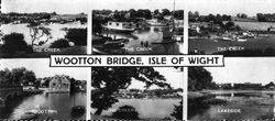 Multi-view card of Wootton Bridge circa 1960