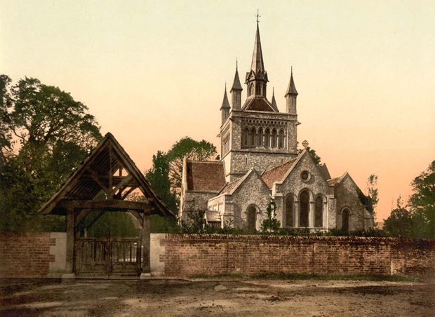 Picture of Whippingham Church circa 1900