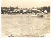 Snow 1954, Wootton Creek Icebound