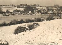 Wootton Creek Icebound 1954